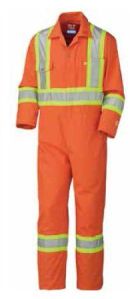 Mens Cotton Orange Worker Suit