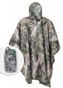 Polyester with PVC Coating Poncho Rain Suit