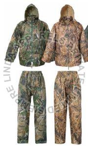 Army Camouflage Print Camo Rain Suit