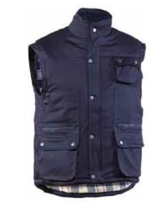 Yarn Dyed Flannel Bodywarmer Vest