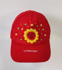 Kids Hand Embroidered Caps