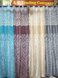 Silk curtain fabric