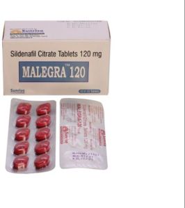 Malegra 120 Mg Sildenafil Citrate Tablets