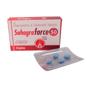 Suhagraforce 50 mg Dapoxetine Sildenafil Tablets