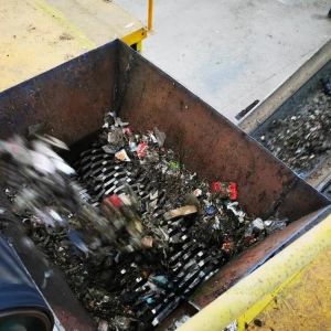 Double Shaft Municipal Solid Waste Shredder Machine