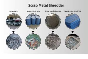Heavy Metal Scrap Shredder Machine