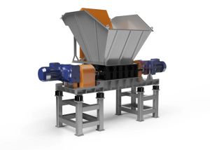 Double Shaft Industrial Wood Shredder Machine