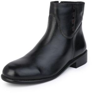 CS-004 Mens Black Leather Boots