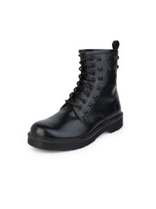 CS-005 Mens Black Leather Boots