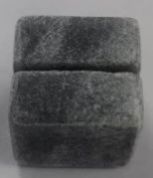 1x1 Inch Square Grey Marble Card Holder