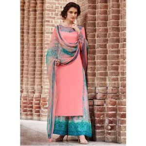 Ladies Designer Palazzo Suit With Dupatta