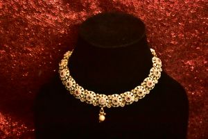 Brass Choker Necklace Set