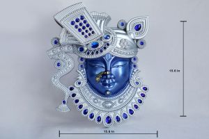 shreenath Ji Wall Frame blue