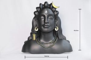Plastic Adiyogi Wall Frame Golden