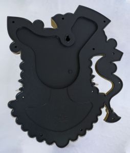 Plastic Shreenathji Wall Frame Golden