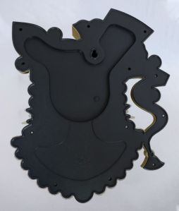 Plastic Shreenathji Wall Frame aqua