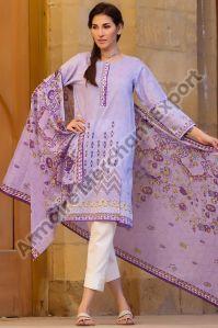 Ladies Printed Pakistani Lawn Suit