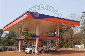 Indian Oil Petrol Pump Canopy