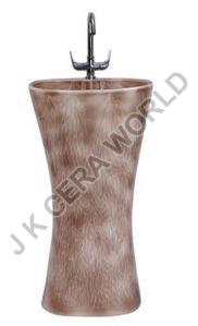 Designer One Piece Pedestal Wash Basin