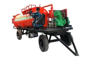 Tractor Trailer Mounted Sewer Jetting Machine