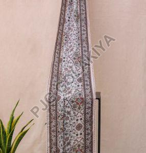 Floral & Paisley Grey Viscose Scarf