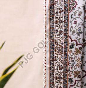 Floral & Paisley Grey Viscose Scarf