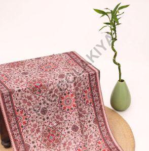 Floral & Paisley Pink Viscose Scarf