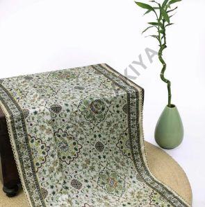 Floral & Paisley Green Viscose Scarf