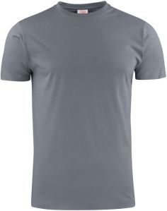 Mens Steel Grey Round Neck T-Shirts