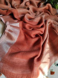 Organic Linen saree