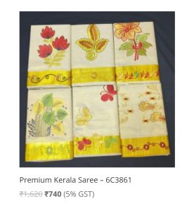 kerala sarees