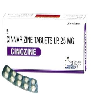 Cinozine 25mg Tablets