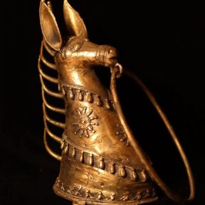 Bell Metal Horse Towel Hanger