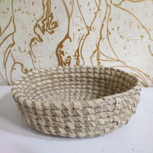 Simple Oval Wooden Basket