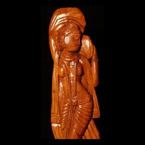 Standing Woman Wooden Art