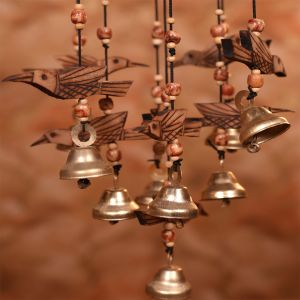 Wooden Bird Wind Chime