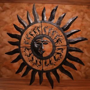 Wrought Iron Sun Wall Hanging