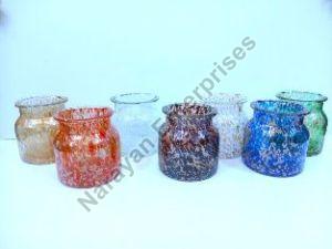 Glitter Glass Candle Jar