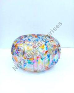 Rainbow Glass Candle Holder