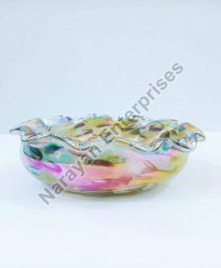 Round Glass Floating Candle Bowl