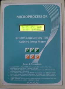 Microprocessor Based pH mV Conductivity TDS Salinity Temperature Meter