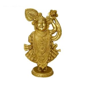 Brass Krishna Statue