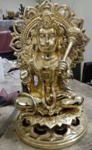 Brass Lord Hanuman Statue