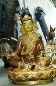 Brass Guru Rinpoche Statue