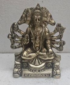 Brass Panchmukhi Hanuman Statue