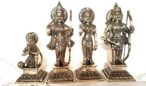 Brass Ram Darbar Statue