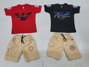 Boys Casual T-Shirt Shorts Set