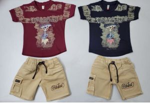 Boys Daily Wear T-Shirt & Shorts Set
