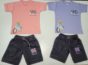 Kids Printed T-Shirt & Shorts