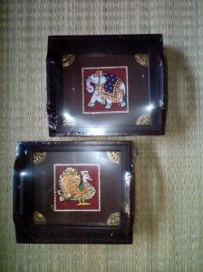 Tanjore painting trays